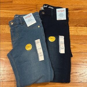 Cat & Jack Blue and Black Jeans Set